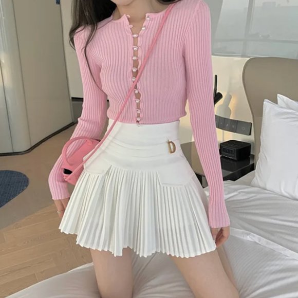 Brand NEW D White Skirt - Picture 2 of 9